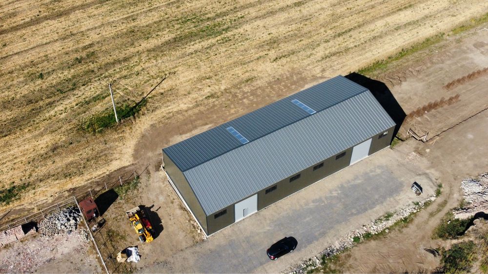 Hale industriale 550 mp - Centura Brăilei | Acces TIR | Utilități