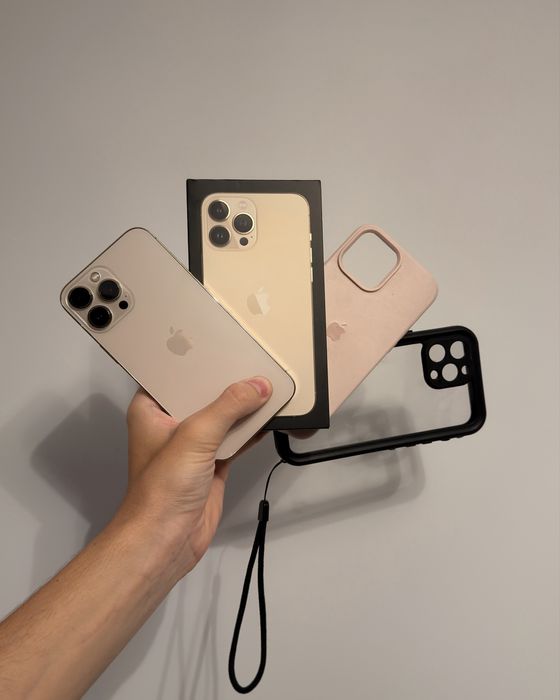 Apple iPhone 13 PRO MAX FULL BOX 256GB GOLD + HUSE