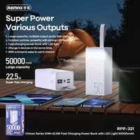 Remax RPP-321 Power Bank 50000mAh Fast charging PD 20W + 22.5W QC3.0