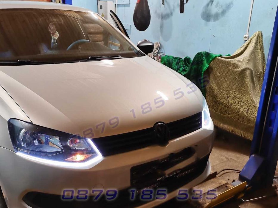 LED DRL ленти дневни светлини бягащ мигач дрл светещи ледове