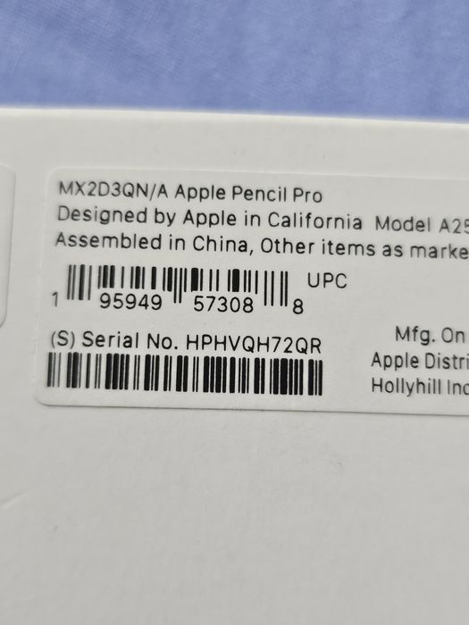 Apple Pencil Pro ЗАПЕЧАТАН