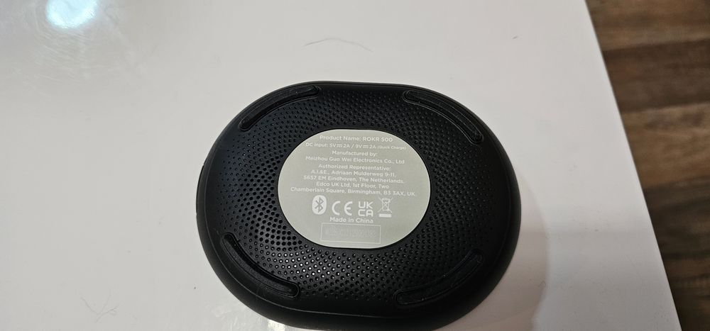 Преносима тонколона 5W, безжично зарядно 10W, Motorola ROKR 500