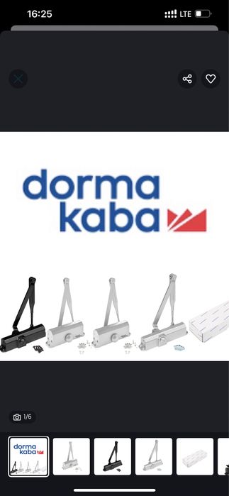 Дверной доводчик  dorma