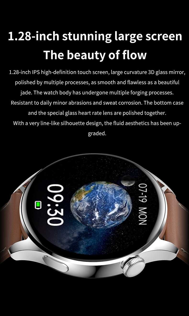 Спортно Елегантен Смарт Часовник Smart Watch / Смарт Гривна GT 5