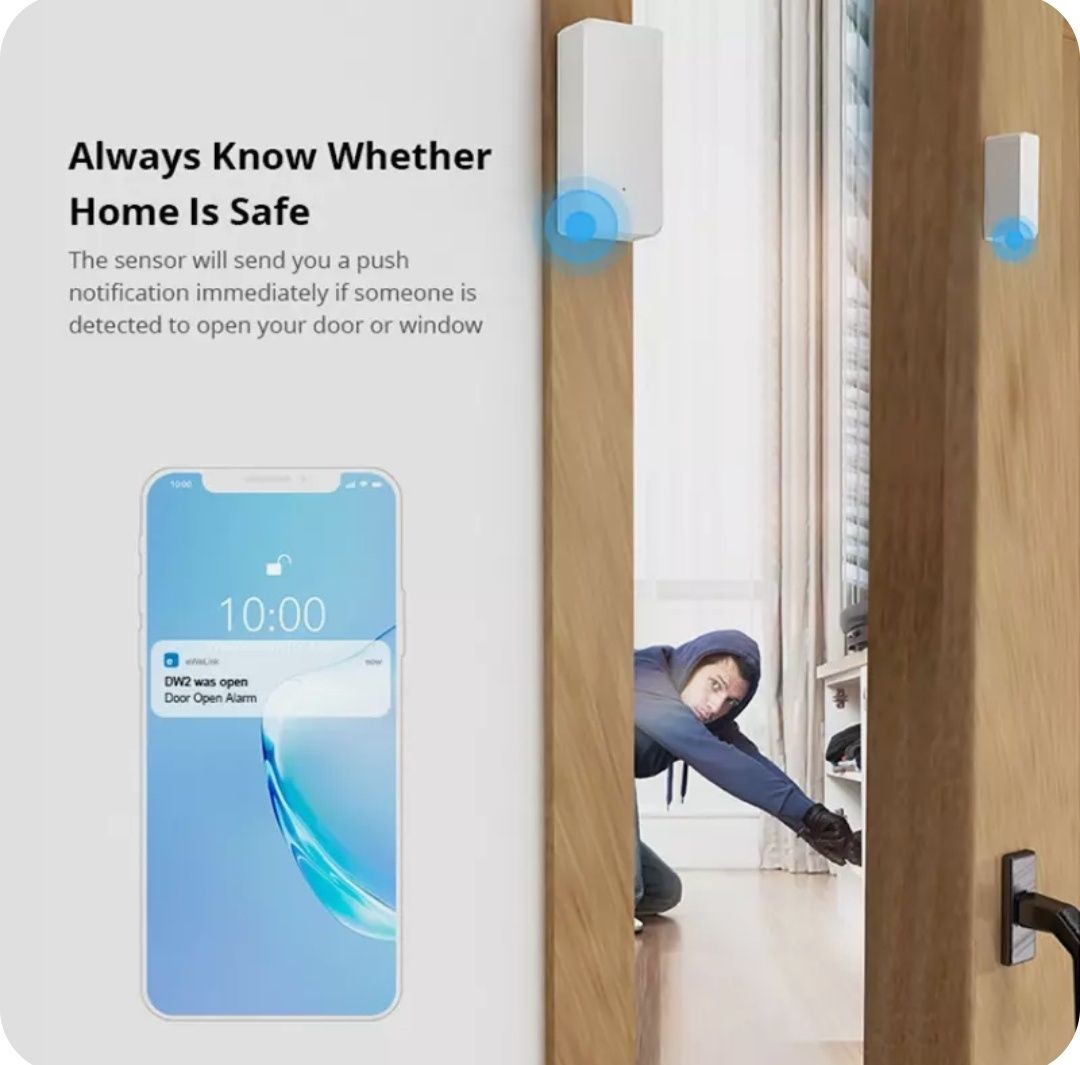 SONOFF DW2 Wifi беспроводной датчик окна/двери