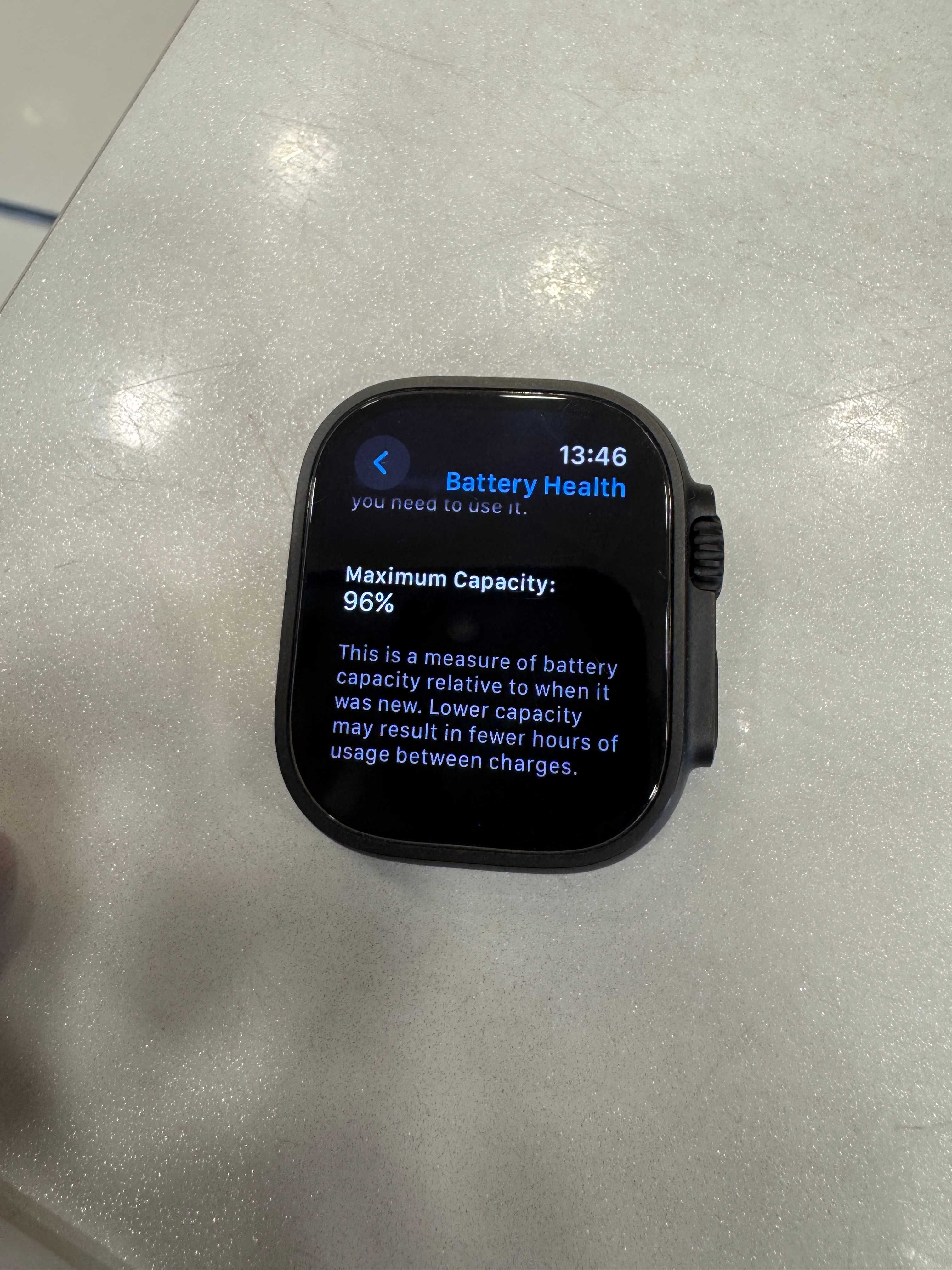 Apple Watch Ultra 2 GPS + Cellular 49mm Black Titanium Case-Гаранция!