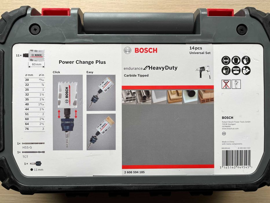 Set carote Bosch Progresor pentru lemn si metal, 20-76mm