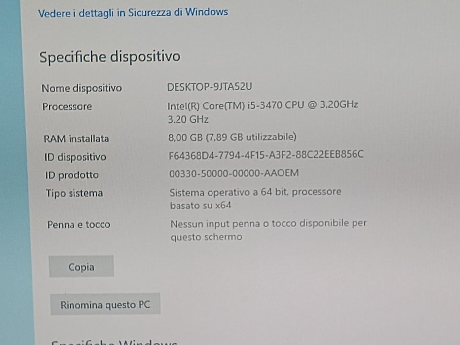 Sistem PC Dell i5 monitor Samsung