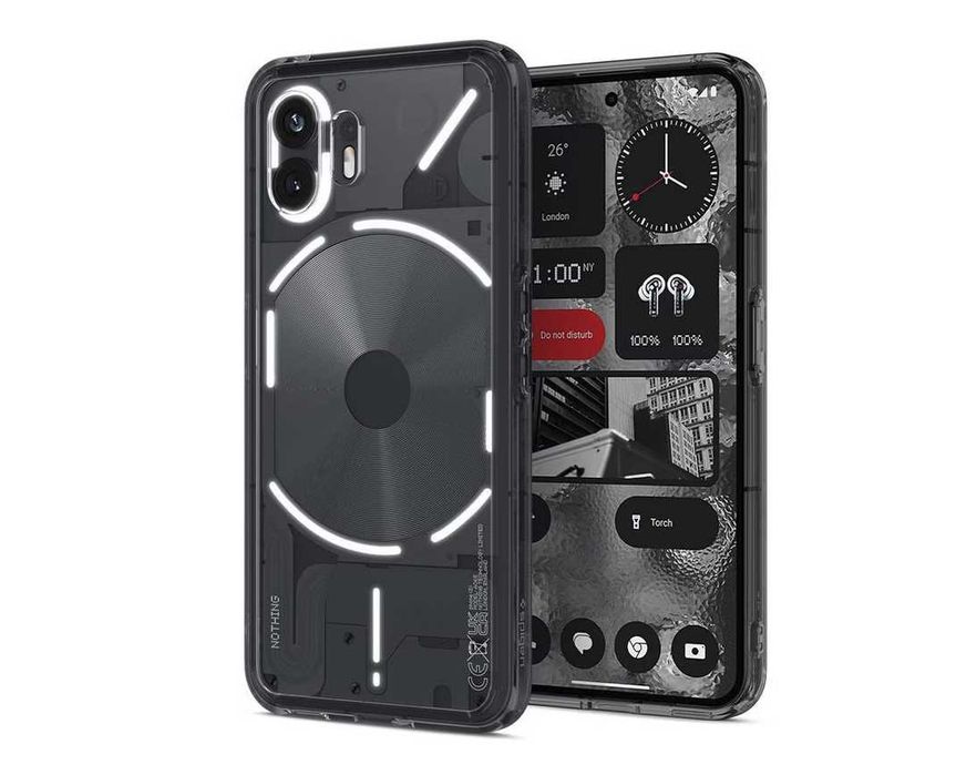 Калъф кейс гръб Spigen Hybrid Smoked за смартфон Nothing Phone (2)