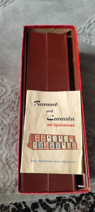 joc remi remy si CANASTA vintage impecabil