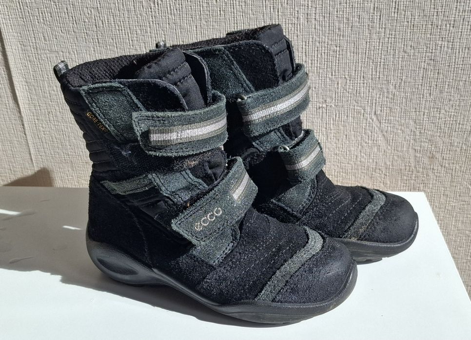 Ботуши Ecco зимни обувки черни 29 номер