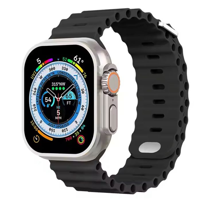 Curea Husa Folie Perforatii Laterale Compatibila Ceas Apple Watch