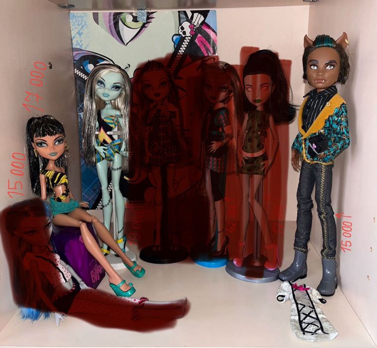 Куклы монстер хай, монстр хай, monster high