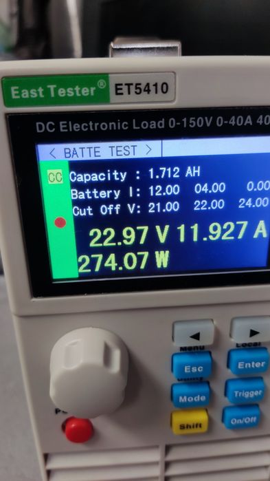 ET5410 Апаратура за тестване на батерии