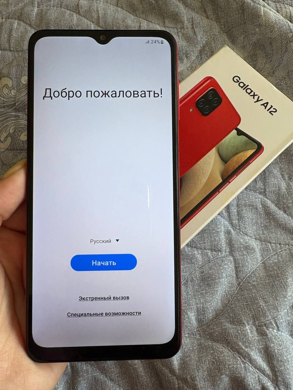 Самсунг А12 в хорошем состоянии