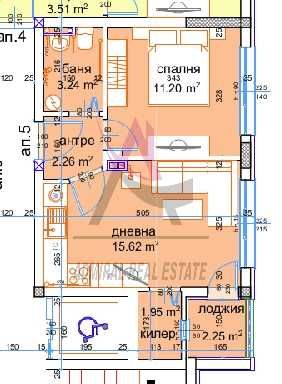 Продава се Двустаен апартамент в Варна, Възраждане 3 - 51 кв.м за 1020 €/кв.м - Снимка #3
