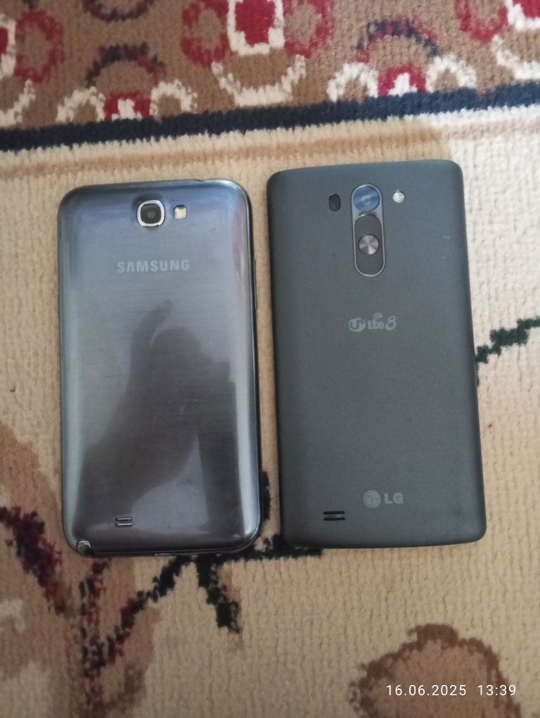Samsung Note 2 va LG ut lte8