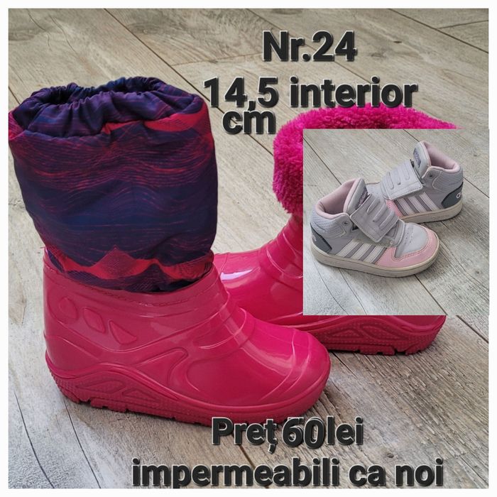 Cisme impermeabile si adidasi gheată fetițe