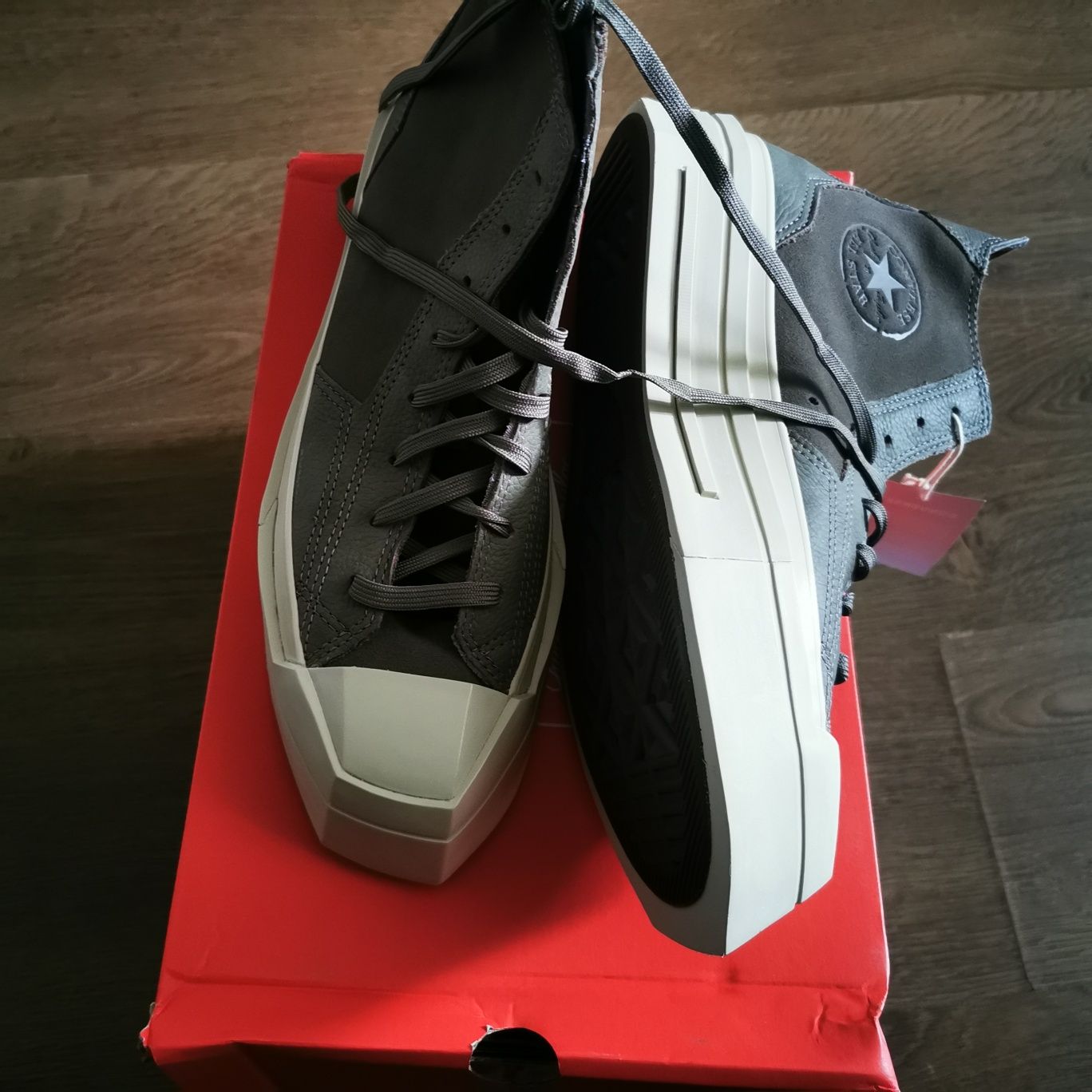 Converse tenisi Chuck 70 De Luxe Squared Coffee Break
culoarea gri, A1