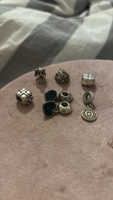Bratara Pandora cu charm uri originală cu certificat,cutie, mărimea 18