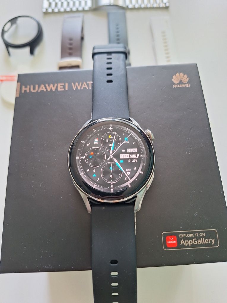 Като Нов Смарт Часовник Huawei Watch 3 e sim