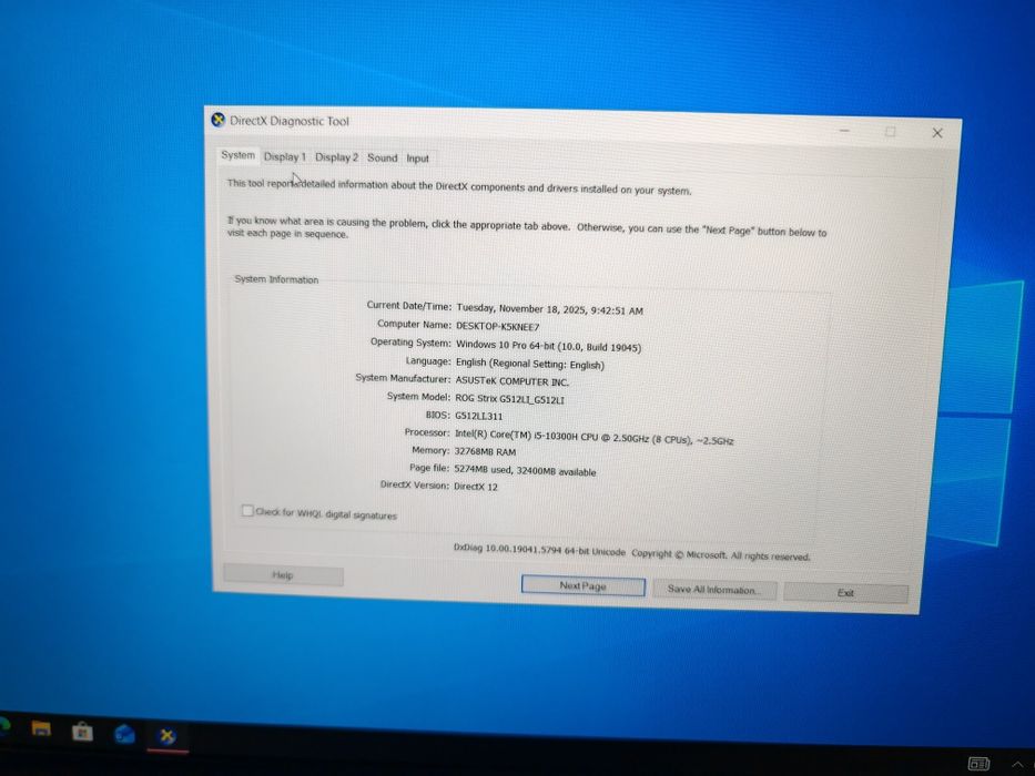 Vând laptop Rog strix g15 2021