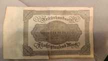 Bancnota 50.000 Marci 1922, pentru cunoscatori