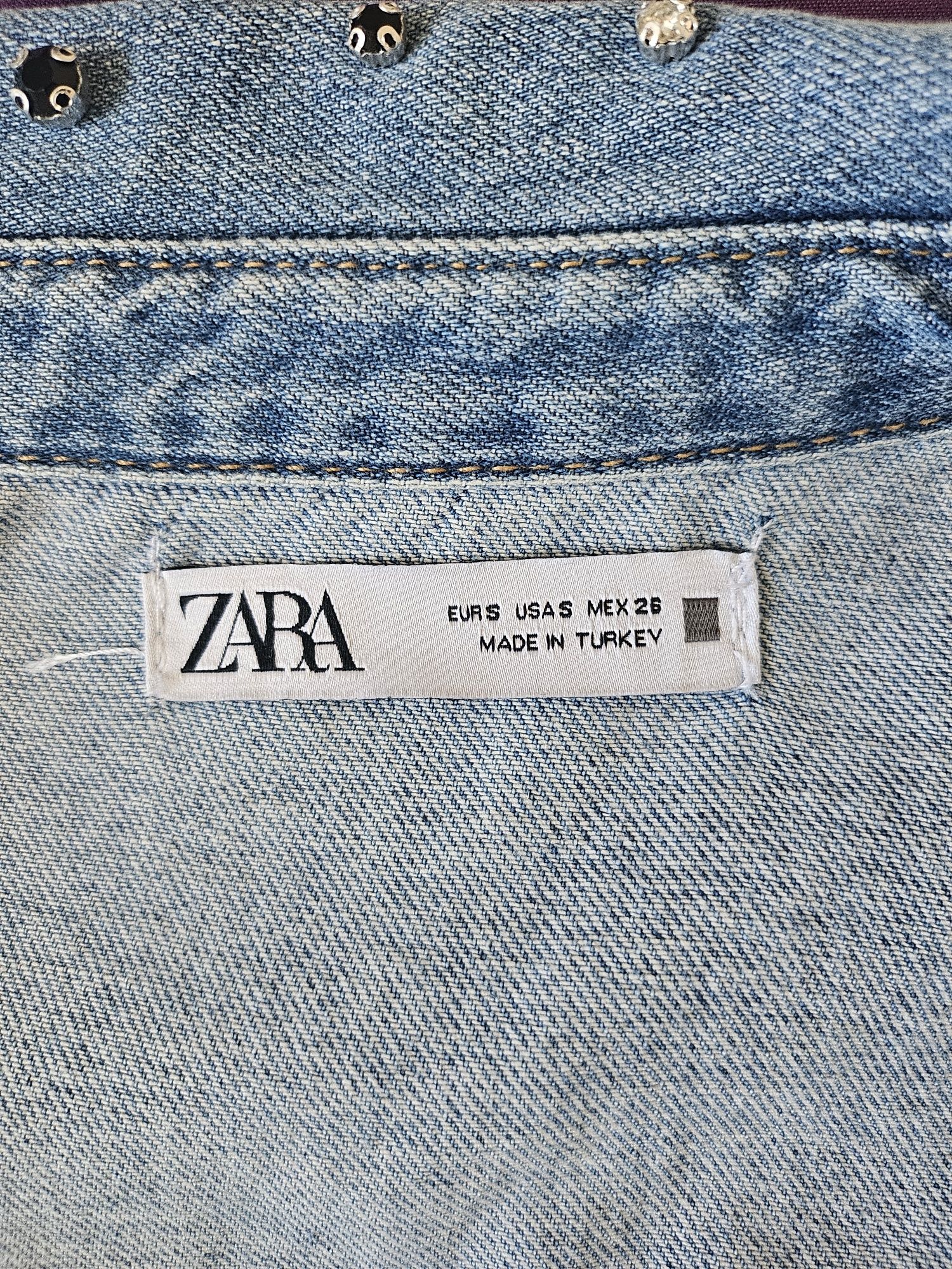 Дънково късо яке Zara