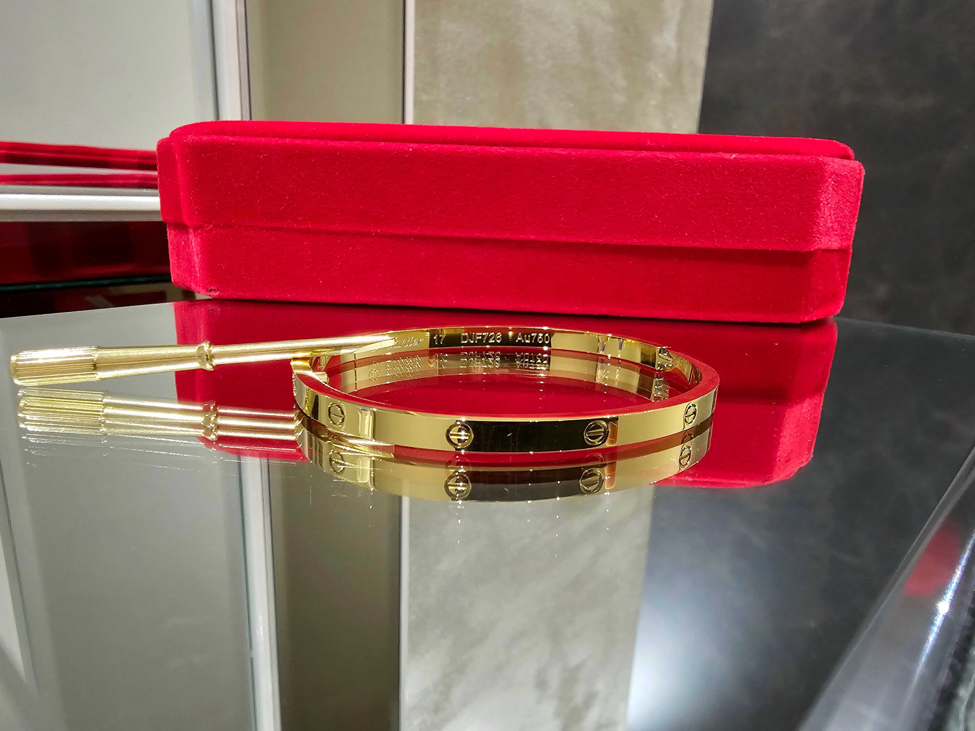 CARTIER Love Gold Classic Small Model Гривна с Отверка