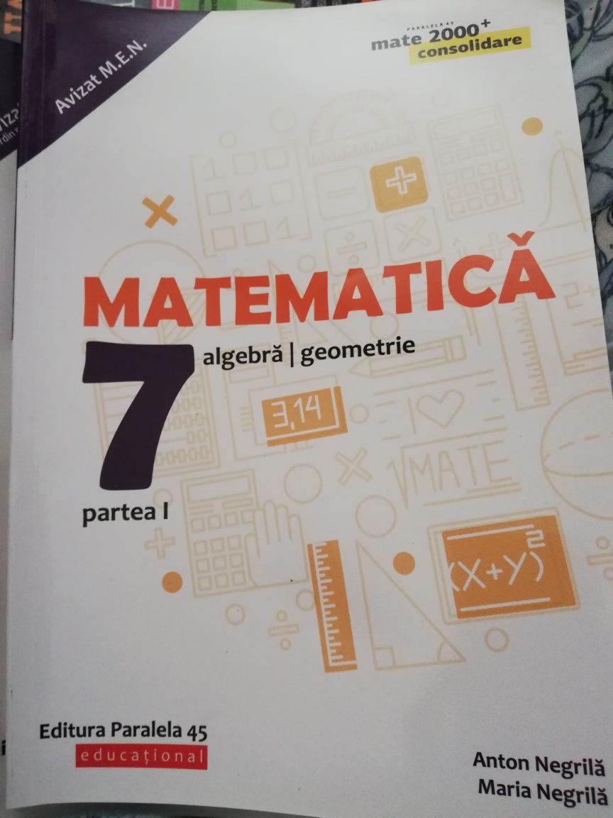 Culegeri de matematica clasele 6-8 editura paralela 45