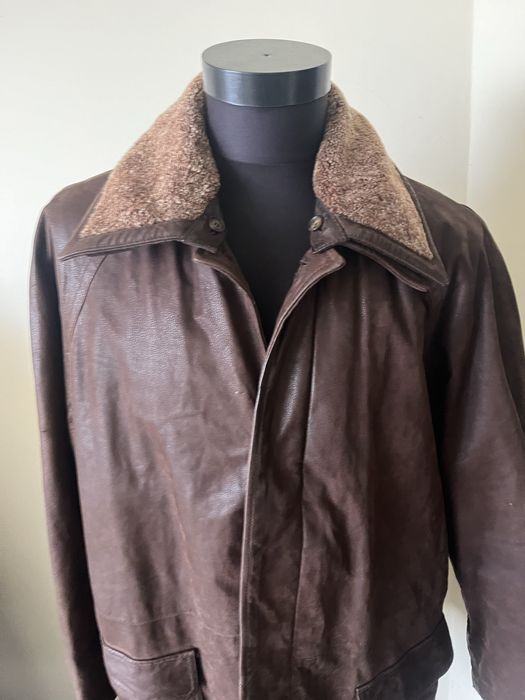Geaca piele , lunga