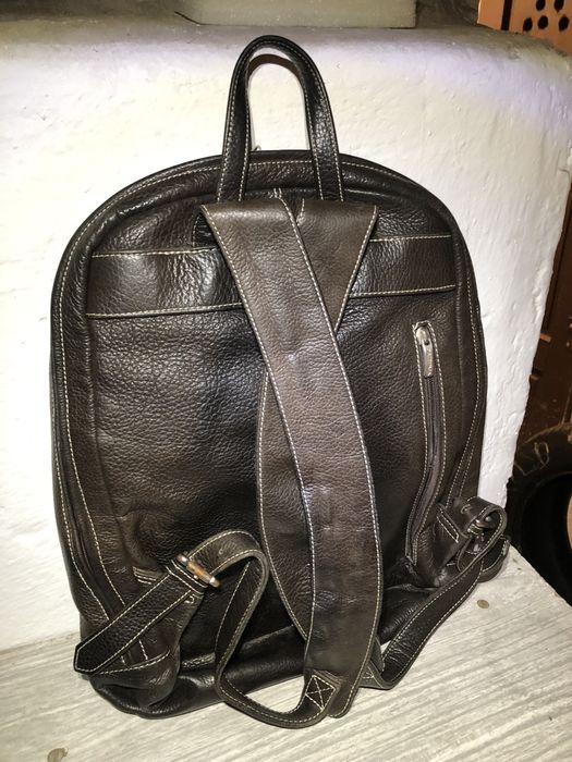 Vand rucsac din piele, maron, stare buna - handmade by DACOMA