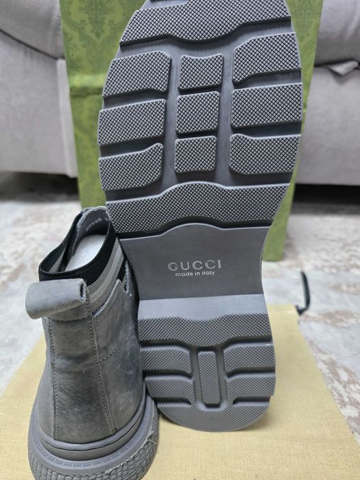 Ghete Gucci Gri ~ Marimea 43 ~ Nou