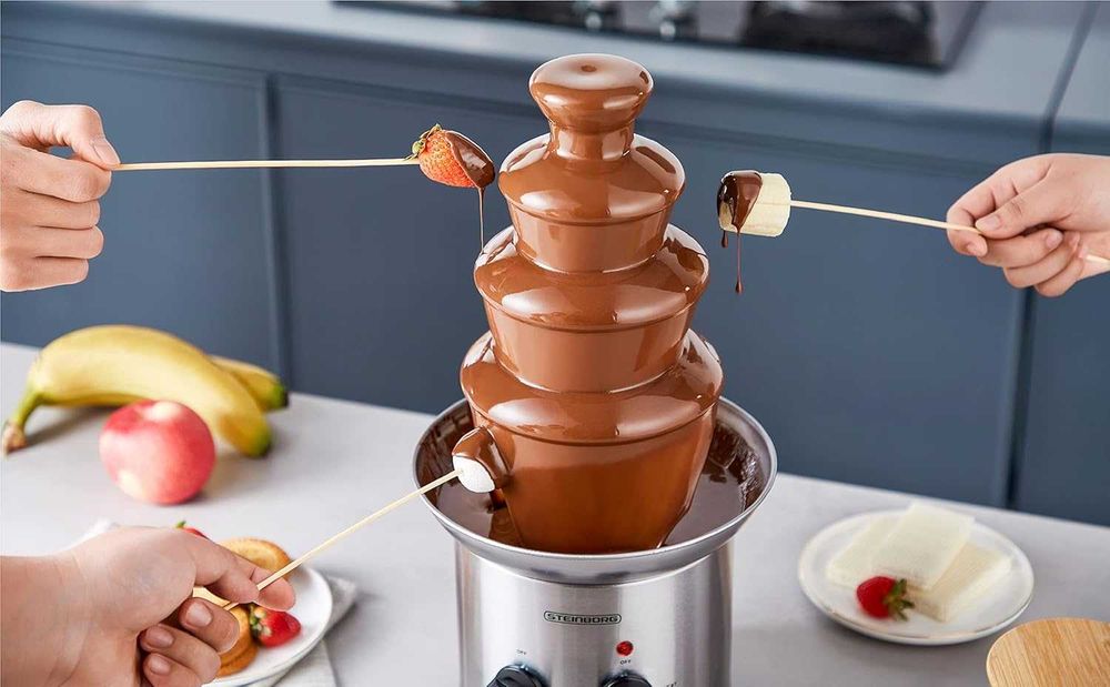 Шоколадов Фонтан Фондю  Steinborg, 170W, 4 Нива, 1250гр.