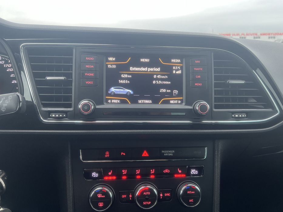 Seat Leon 5F 2014 - 1.6 TDI - LED- 110cp manuala 6 tr - ISTORIC- Propr