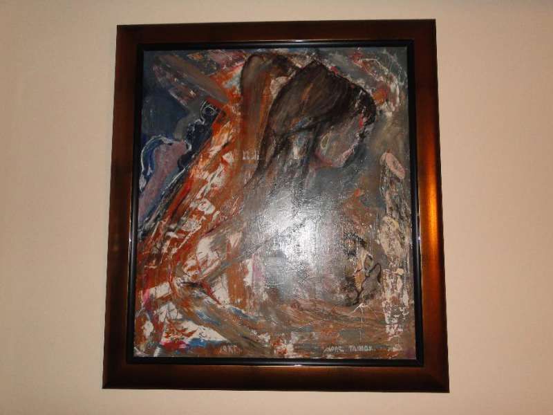 Картина от Марчо Ташакманов - Акт, маслени бои на шперплат 50 X 55 см