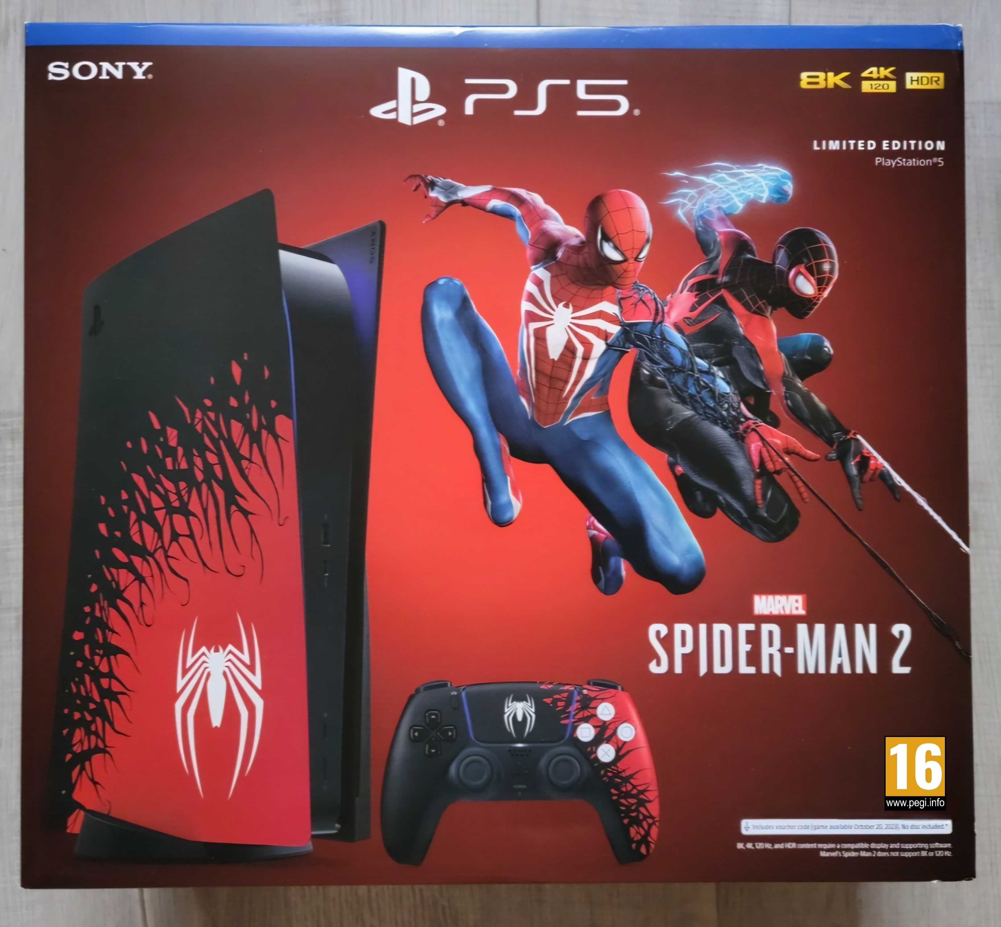 Нова конзола Marvel's Spider-Man PS5 PlayStation 5 Limited ПлейСтейшън