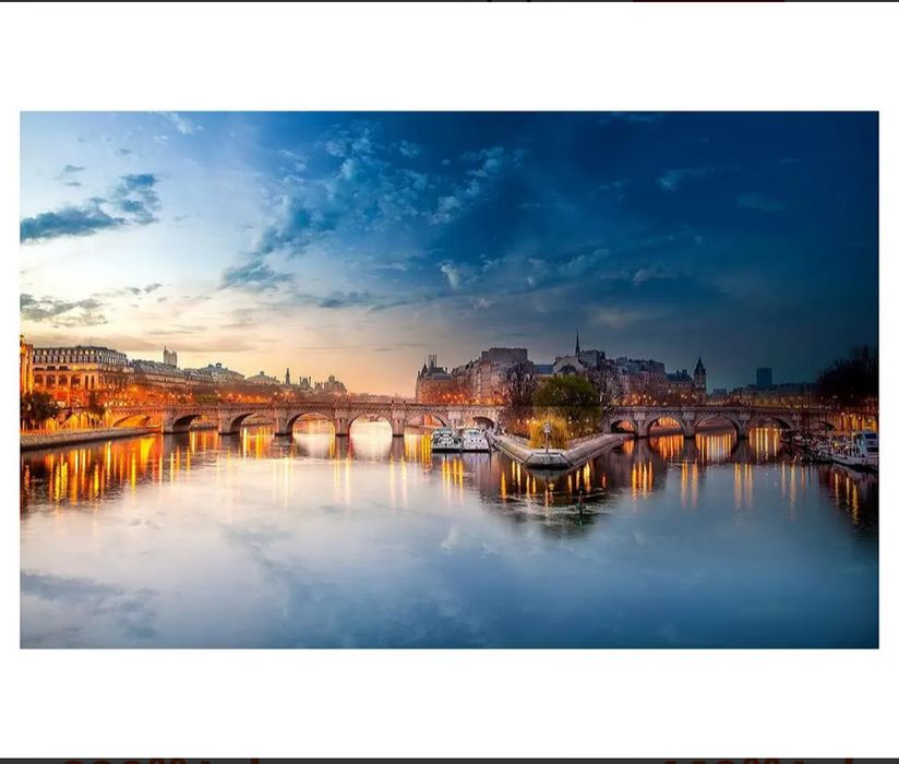 Set 2 jaluzele rulou, imagine Sena Paris