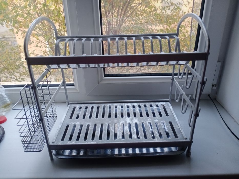 Сушилка для посуды алюминиевая