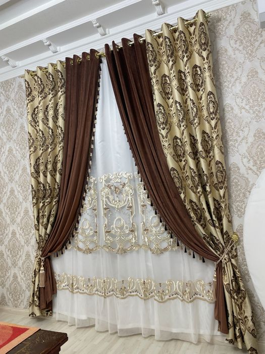 Пртьерные зановески для зала