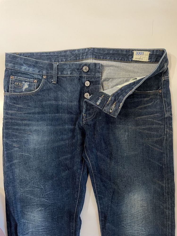 G star RAW 3301 Low Tapered мъжки дънки 38/32