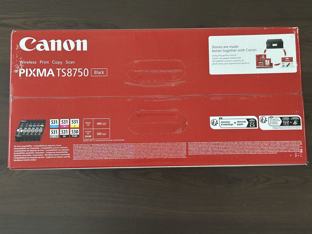 Чисто нов принтер Canon Pixma TS8750
