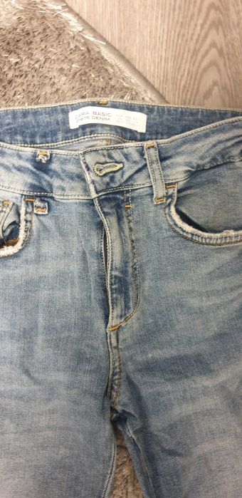 Blugi Zara cu margelute