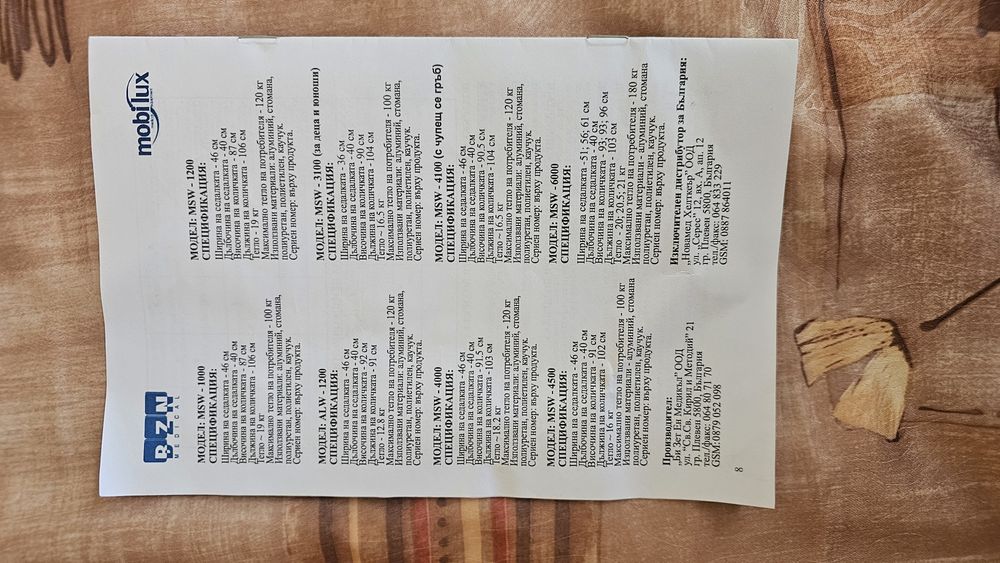 Инвалидна количка mobilux