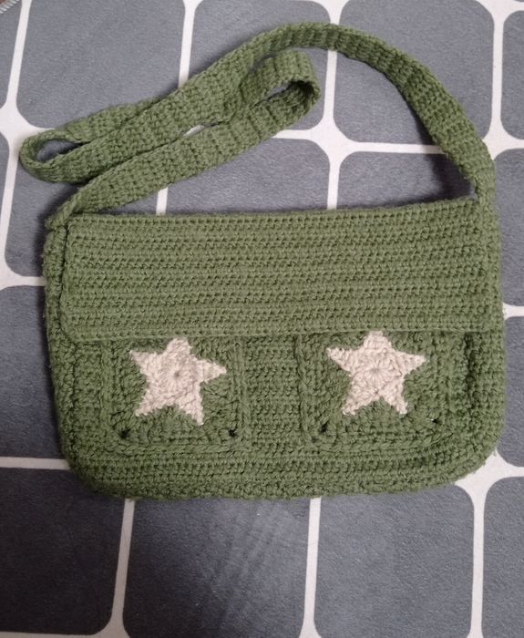 Вязаные сумочки.