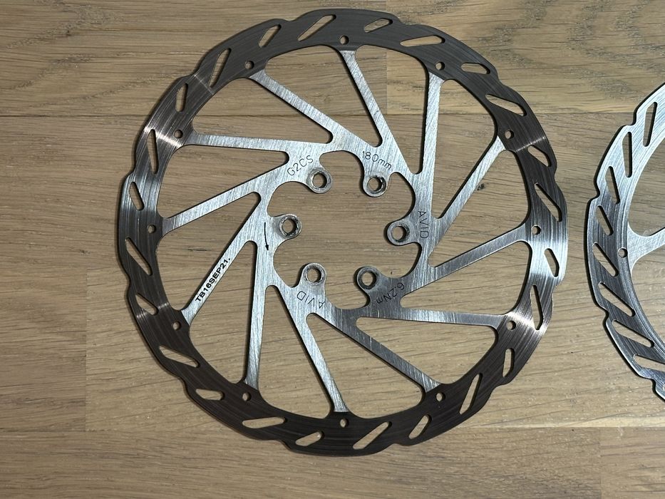 Set Discuri Frana MTB AVID 180/160 mm 6-Bolt