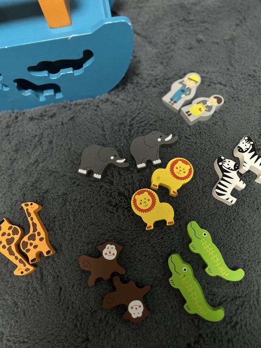 Jucarie lemn copii Arca lui Noe