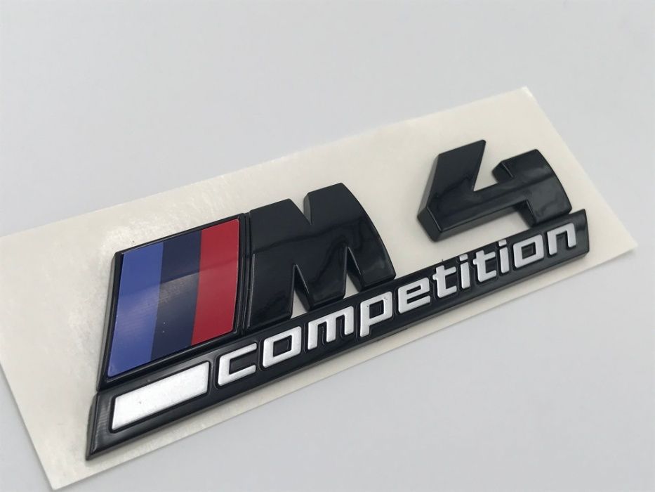 Emblema BMW M4 COMPETITION spate negru