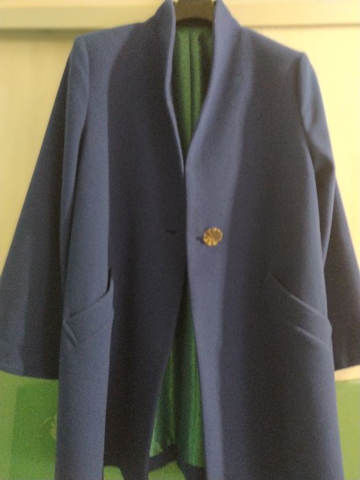 Палто – цвят лавандула – фино, леко, размер L