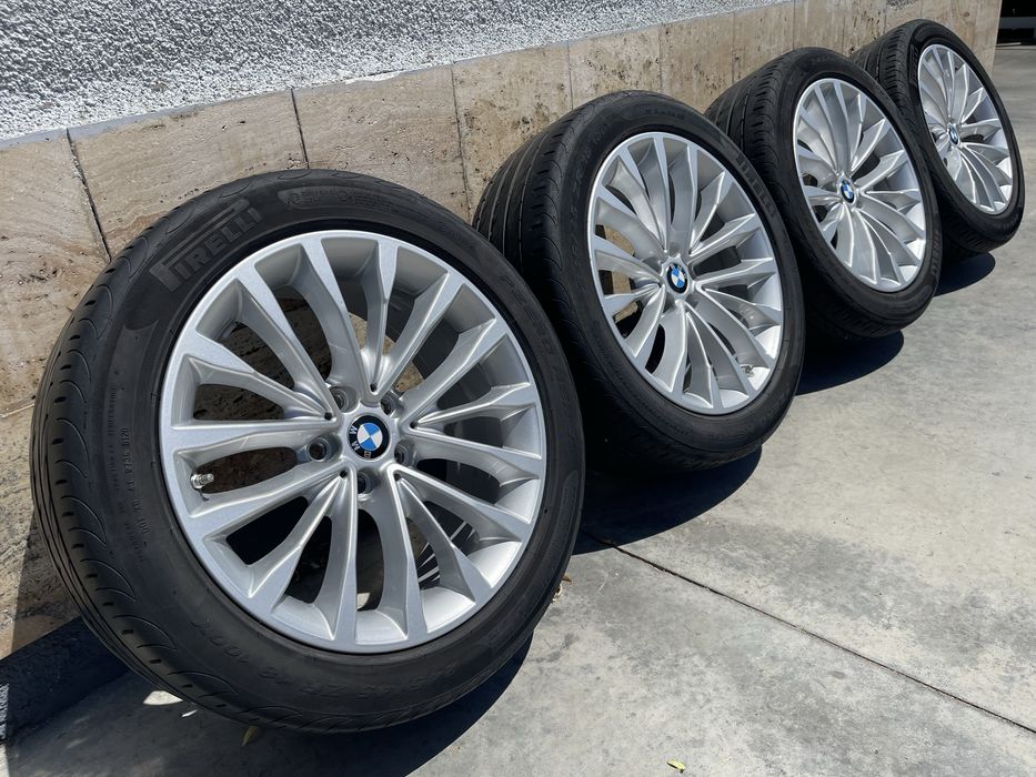 Jante Roti 18 BMW Seria 5 8 M G30 G15 Anvelope 245 45 R18 vara iarna